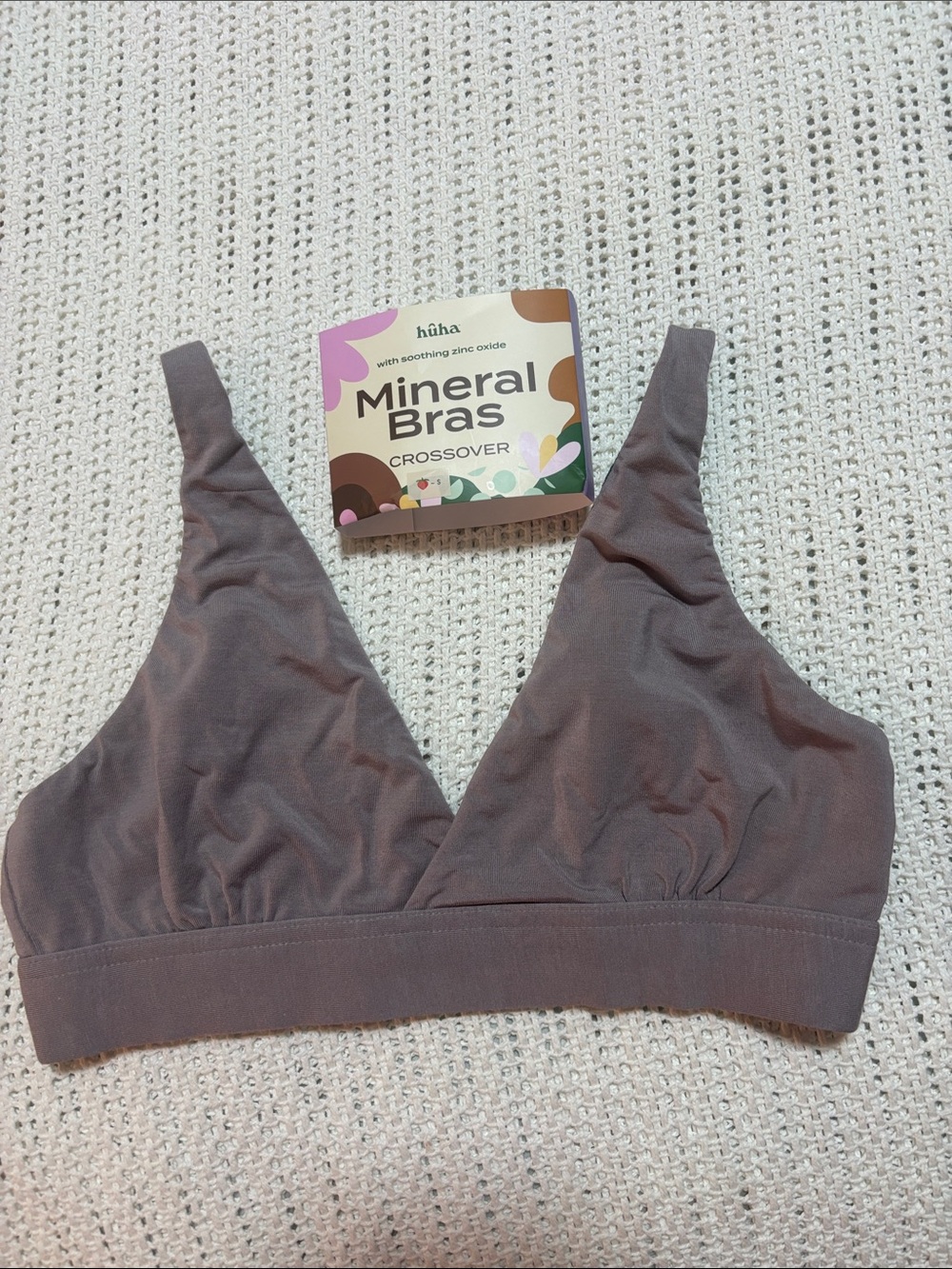 Huha Mineral Crossover Bra in Mauve